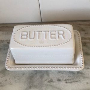 Farmhouse butter dish